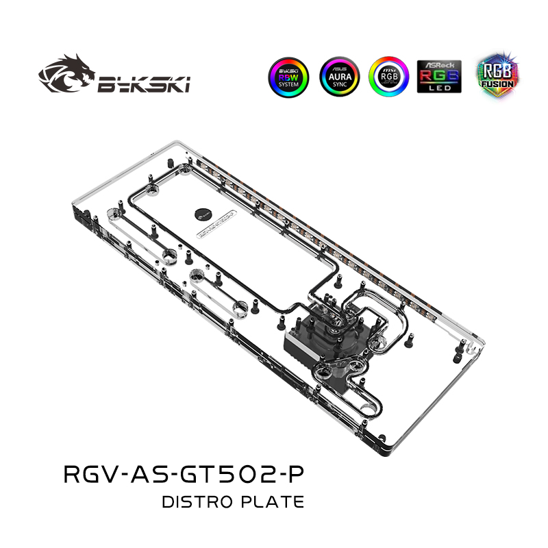 Distro Plate Ddc Pump Combo - Bykski Akrilik Plat Distro/Board Reservoir untuk