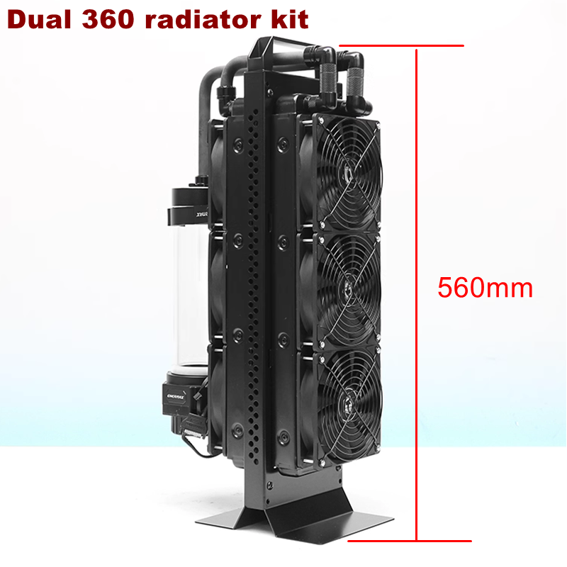 Kombinasi pendingin air ekster - External Radiator Water Cooling Kit ulasan dan harga