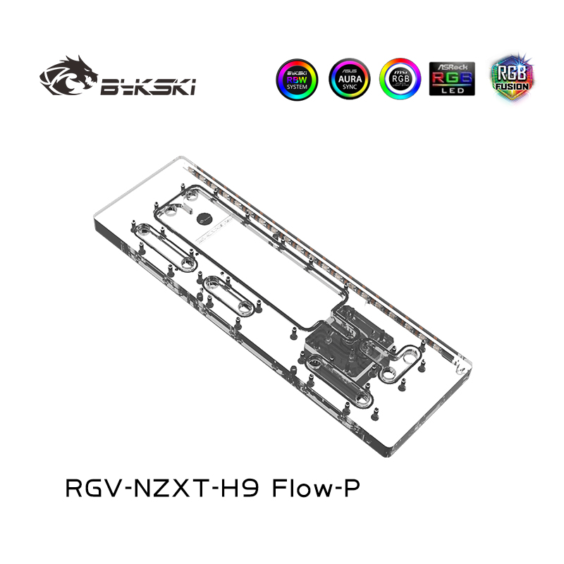 Bykski RGV-NZXT-H9 FIow-P Acry - Distro Plate Ddc Pump Combo ulasan dan harga