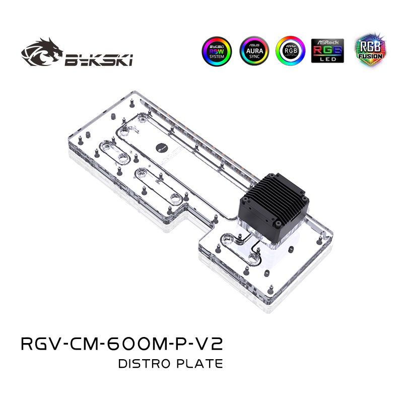 Bykski Acrylic Distro Plate /  - Distro Plate Ddc Pump Combo ulasan dan harga
